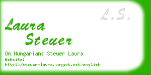 laura steuer business card
